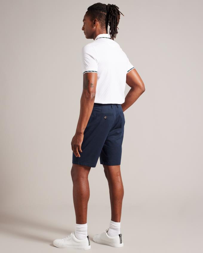 Short Ted Baker Chino Bleu Marine Homme | OYS-70325654